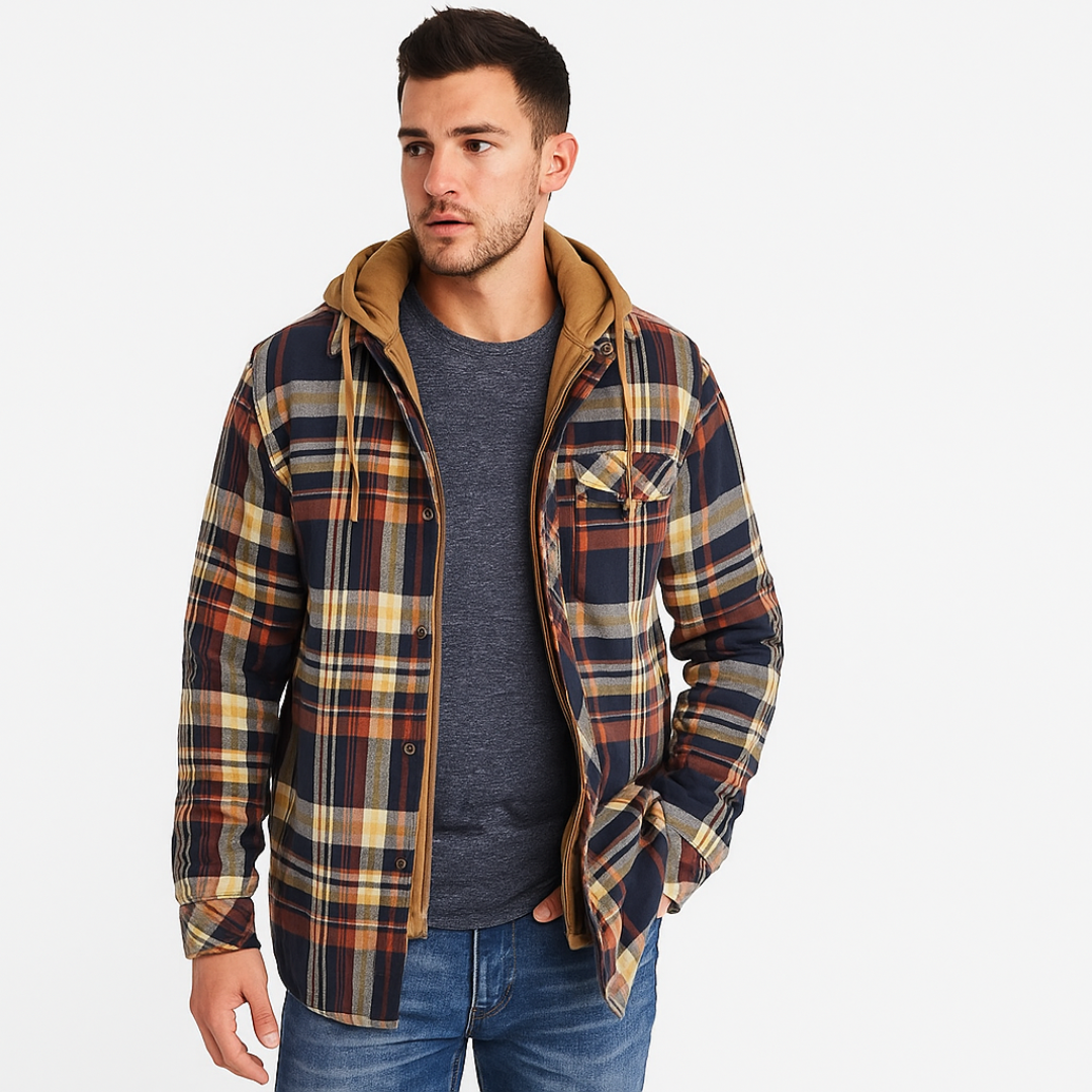 Arvid™ | Patchwork Flannelskjortejakke