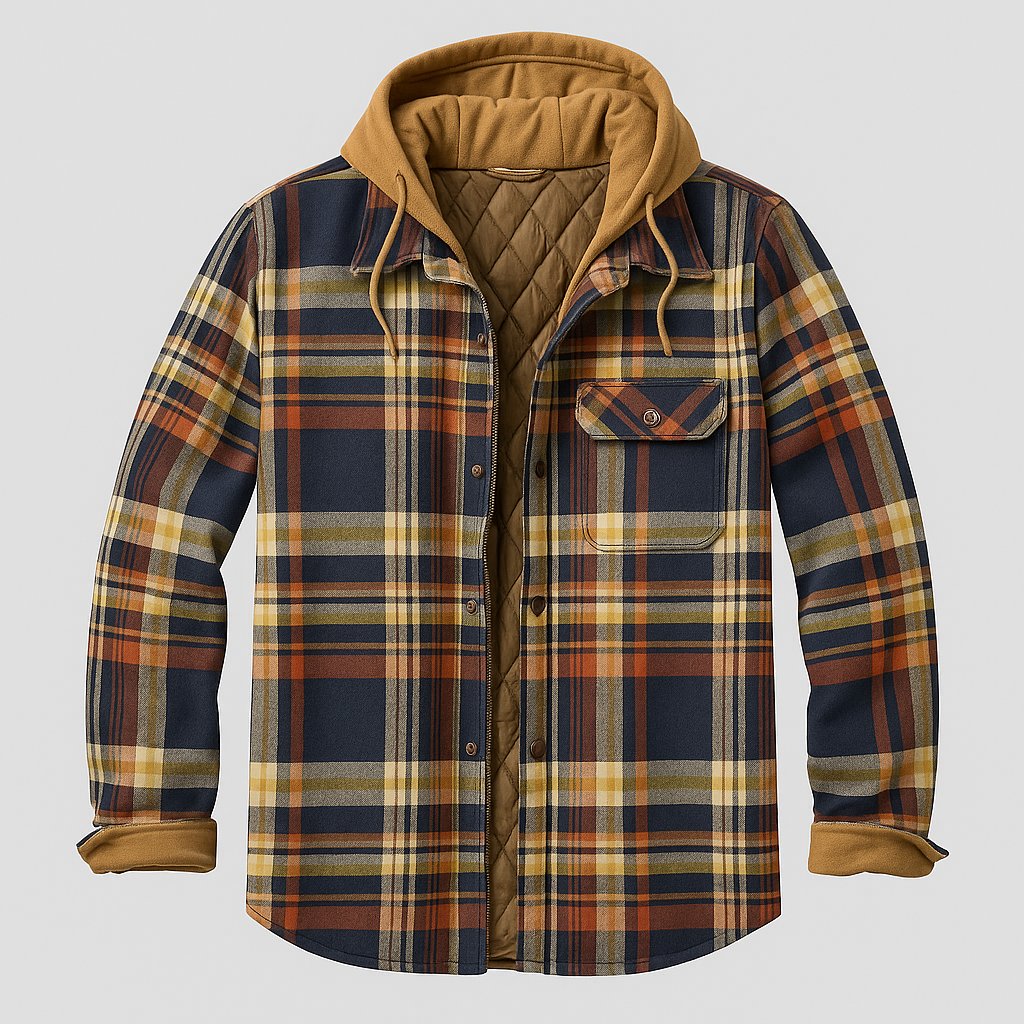 Arvid™ | Patchwork Flannelskjortejakke