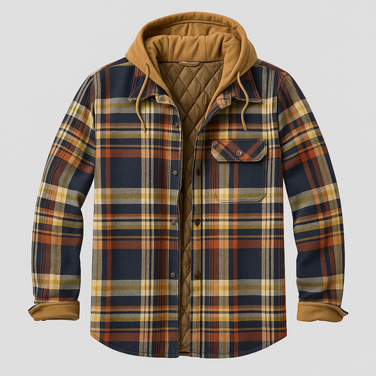 Arvid™ | Patchwork Flannelskjortejakke