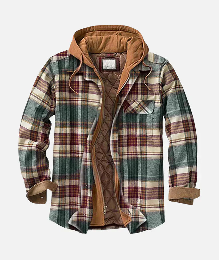 Arvid™ | Patchwork Flannelskjortejakke