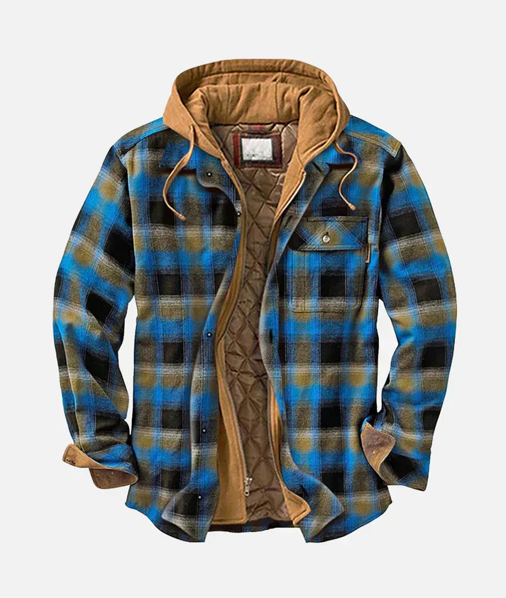 Arvid™ | Patchwork Flannelskjortejakke
