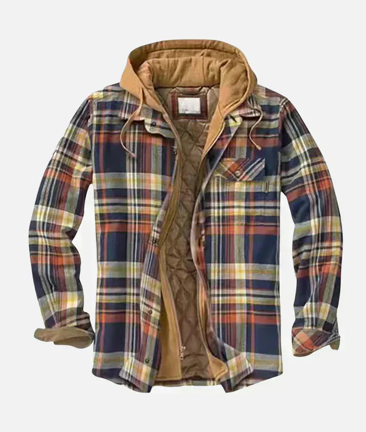 Arvid™ | Patchwork Flannelskjortejakke