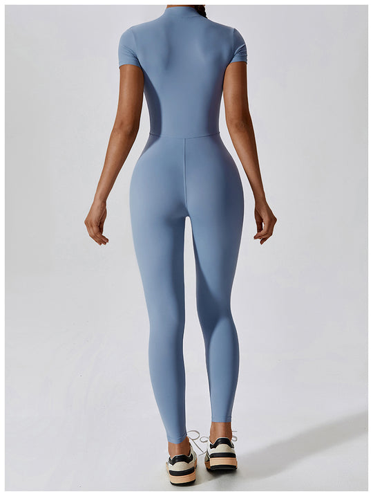 GLAMRWEAR | Zenova™ Kortærmet Jumpsuit