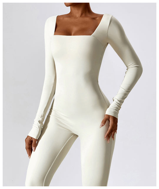 GLAMRWEAR | Zenova™ Langærmet Jumpsuit