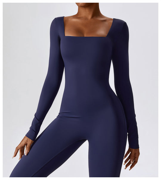 GLAMRWEAR | Zenova™ Langærmet Jumpsuit