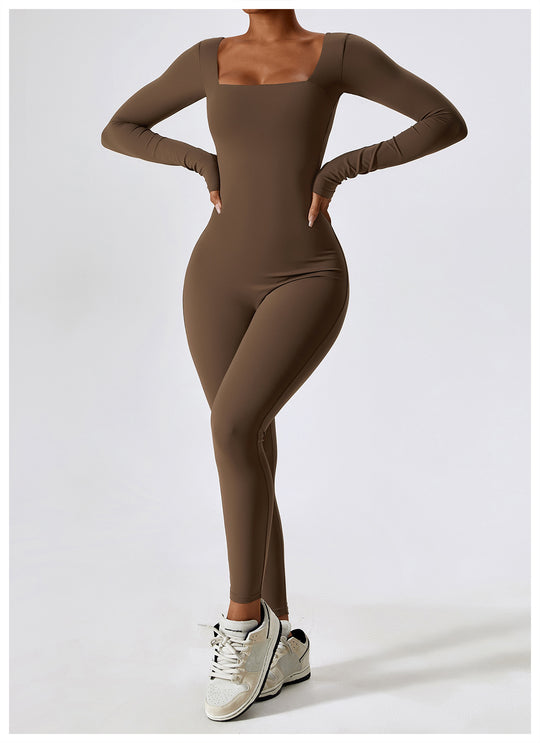 GLAMRWEAR | Zenova™ Langærmet Jumpsuit